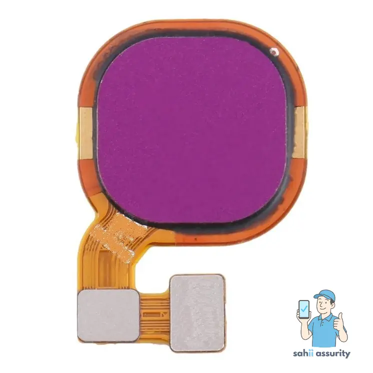 Fingerprint Sensor with Flex Cable for Infinix Hot 8 Purple
